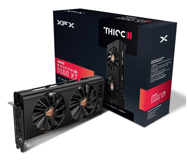 XFX Radeon RX 5500 XT Fans 8GB GDDR6 - 568066 - zdjęcie